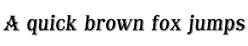 Preview of FONTSPRING DEMO - Bay Tavern X Italic font