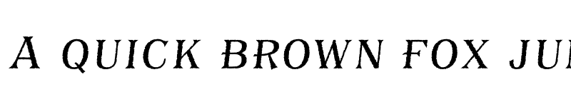 Preview of FONTSPRING DEMO - Bayside Tavern Fill S Italic font