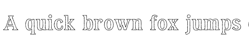 Preview of FONTSPRING DEMO - Bayside Tavern Out X Regular font
