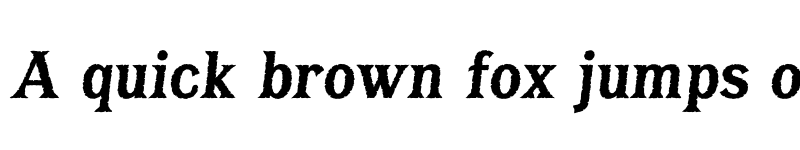 Preview of FONTSPRING DEMO - Bayside Tavern Plain Bold Italic font
