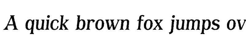 Preview of FONTSPRING DEMO - Bayside Tavern Plain Italic font