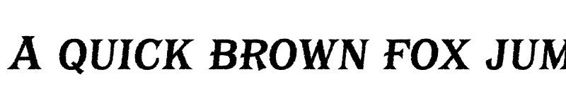 Preview of FONTSPRING DEMO - Bayside Tavern S Plain Bold Italic font