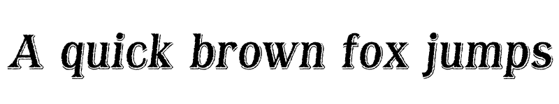 Preview of FONTSPRING DEMO - Bayside Tavern X Italic font