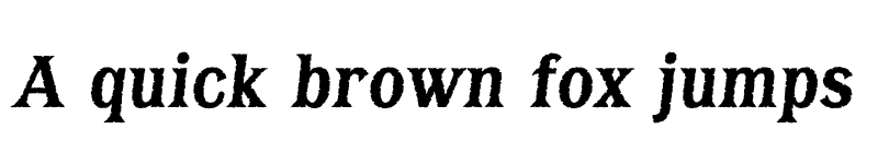 Preview of FONTSPRING DEMO - Bayside Tavern X Plain Bold Italic font