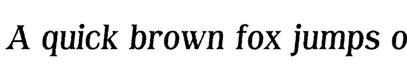 Preview of FONTSPRING DEMO - Bayside Tavern X Plain Italic font