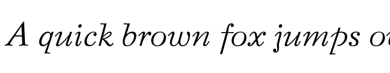 Preview of FONTSPRING DEMO - Bazhanov Italic font