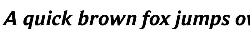 Preview of FONTSPRING DEMO - BeaufortPro Bold Italic font