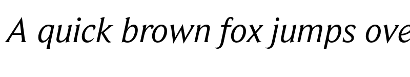 Preview of FONTSPRING DEMO - BeaufortPro Italic font
