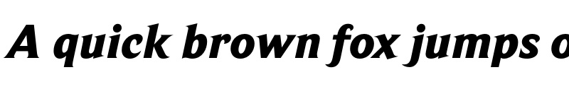 Preview of FONTSPRING DEMO - BeaufortProHeavy Italic font