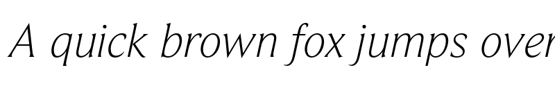 Preview of FONTSPRING DEMO - BeaufortProLight Italic font
