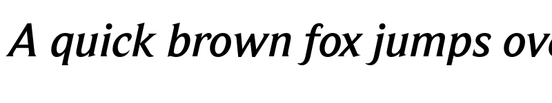 Preview of FONTSPRING DEMO - BeaufortProMedium Italic font