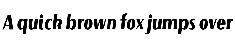 Preview of FONTSPRING DEMO - Beaumont Black Italic font
