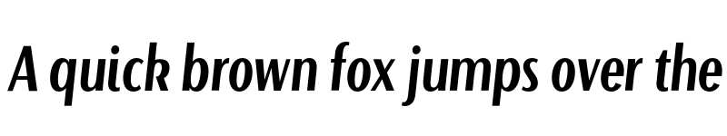 Preview of FONTSPRING DEMO - Beaumont SemiBold Italic font