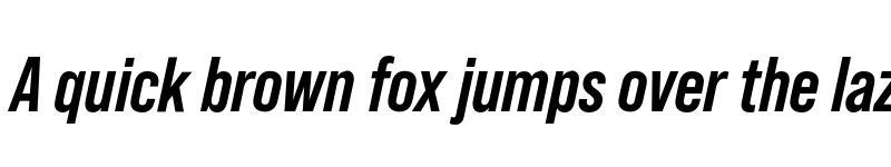 Preview of FONTSPRING DEMO - Bebas Neue Pro Bold Italic font