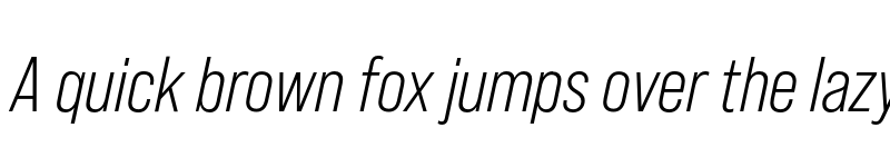 Preview of FONTSPRING DEMO - Bebas Neue Pro Book Italic font