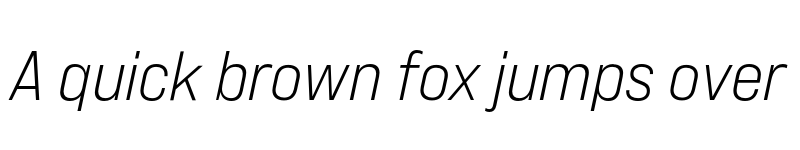 Preview of FONTSPRING DEMO - Bebas Neue Pro Exp Bk Italic font