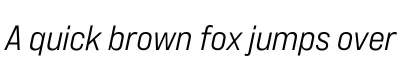 Preview of FONTSPRING DEMO - Bebas Neue Pro Exp Md Italic font