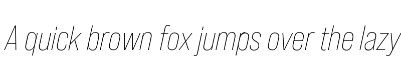 Preview of FONTSPRING DEMO - Bebas Neue Pro Light Italic font