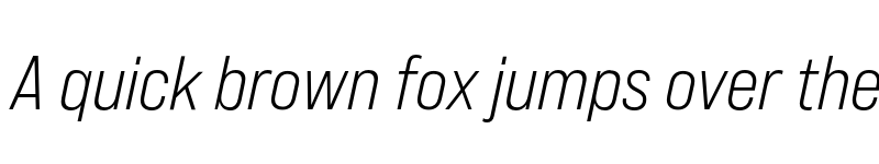 Preview of FONTSPRING DEMO - Bebas Neue Pro SmE Bk Italic font