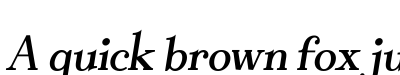 Preview of FONTSPRING DEMO - Bekinder Bold Italic font