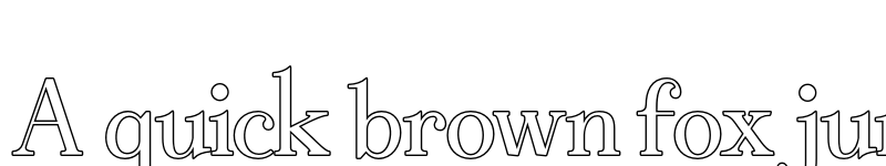 Preview of FONTSPRING DEMO - Bekinder Outline Regular font