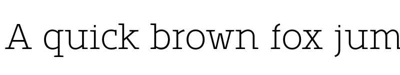 Preview of FONTSPRING DEMO - Belco Slab Serif UltraLight Regular font
