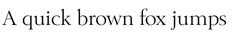 Preview of FONTSPRING DEMO - Belfast Serial Light Regular font