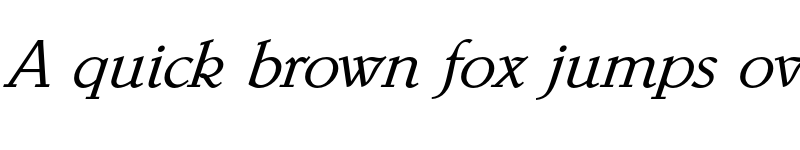 Preview of FONTSPRING DEMO - Belwe FS Italic font