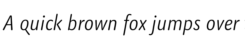 Preview of FONTSPRING DEMO - Benedikt Light Italic font