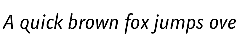 Preview of FONTSPRING DEMO - Benedikt Medium Italic font