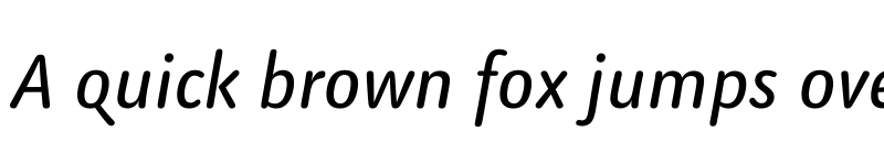 Preview of FONTSPRING DEMO - Benedikt SemiBold Italic font
