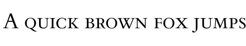 Preview of FONTSPRING DEMO - Bergamo Pro Caps Regular font