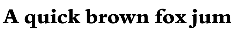 Preview of FONTSPRING DEMO - Bergamo Pro Xbold Regular font