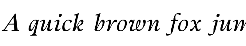 Preview of FONTSPRING DEMO - Berganza Italic font