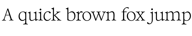 Preview of FONTSPRING DEMO - Bernstein Serial Xlight Regular font