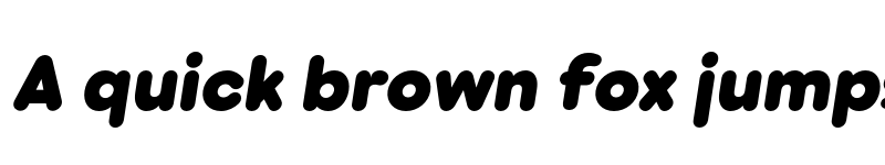 Preview of FONTSPRING DEMO - Beround Heavy Italic font