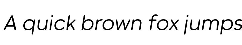 Preview of FONTSPRING DEMO - Beround Italic font