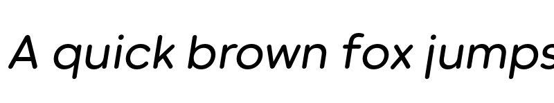 Preview of FONTSPRING DEMO - Beround Med Italic font