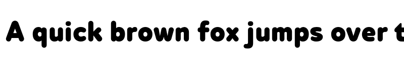 Preview of FONTSPRING DEMO - Betm Rounded Black Regular font