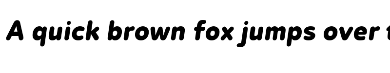 Preview of FONTSPRING DEMO - Betm Rounded Bold Italic font