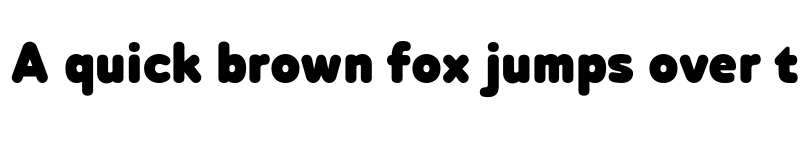 Preview of FONTSPRING DEMO - Betm Rounded ExBlack Regular font