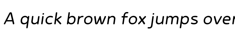 Preview of FONTSPRING DEMO - Betm Rounded SemiLight Italic font