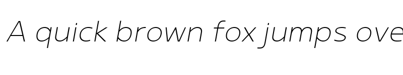 Preview of FONTSPRING DEMO - Betm Thin 2 Italic font