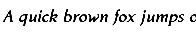 Preview of FONTSPRING DEMO - Biblia Bold Italic font