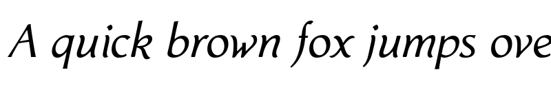 Preview of FONTSPRING DEMO - Biblia Medium Italic font