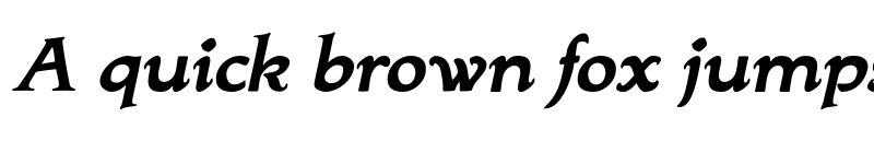 Preview of FONTSPRING DEMO - Biblia Serif Bold Italic font