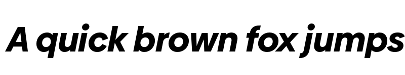 Preview of FONTSPRING DEMO - Biennale Black It Regular font