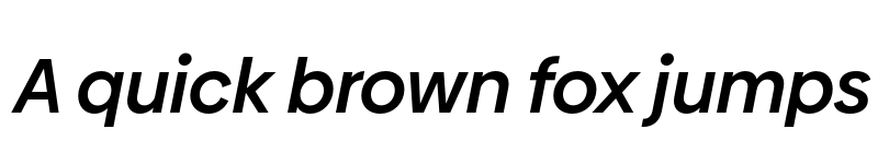 Preview of FONTSPRING DEMO - Biennale SemiBold It Regular font