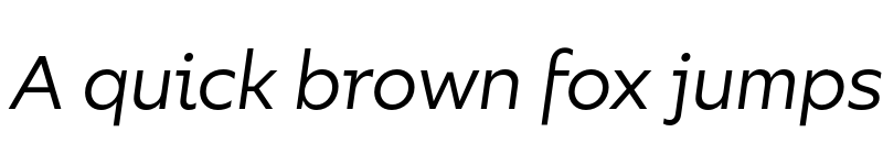 Preview of FONTSPRING DEMO - Bilbao Normal Italic font