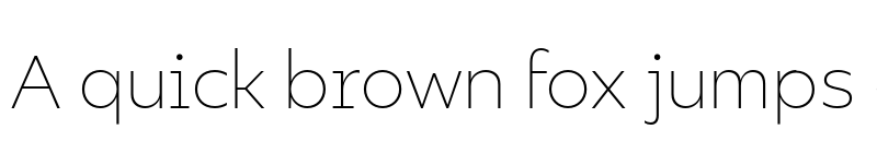 Preview of FONTSPRING DEMO - Bilbao UltraLight Regular font